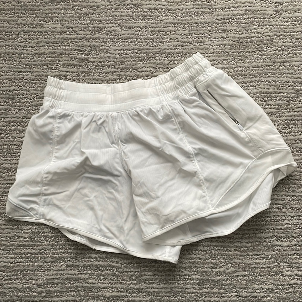 Lululemon White Shorts